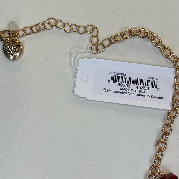 Betsey Johnson Christmas Gummy Bears Necklace & Bracelet Set - Picture 8 of 8